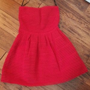 Red beautiful Tube top dress